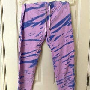 VONMAUR - Tie-dye blue & purple drawstring joggers 💙💜